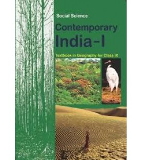 Contemprary India - Geogrophy english book for class 9 Published by NCERT of UPMSP